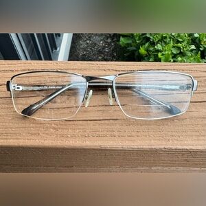 Capri 4U Grey Marble U-39 Unisex Adult Half Rim Eyeglass Frame Only 51-17-140